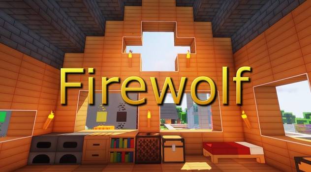 Minecraft1.17.1-1.8.9 Firewolf 3D material bag