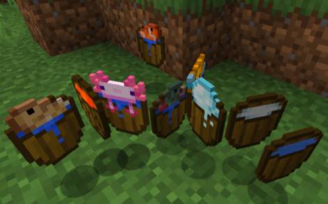Minecraft1.18.2 Wooden Bucket Mod