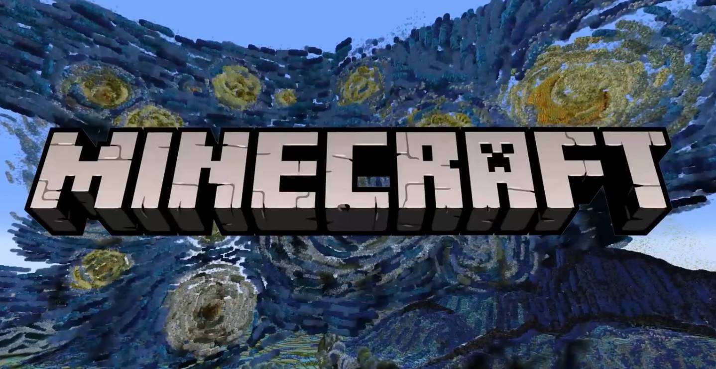 The Great God of Minecraft abroad restores Van Gogh's famous painting "Star Moon Night" in MC