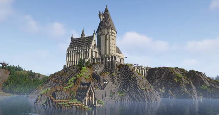 Minecraft Hogwarts map archive archive