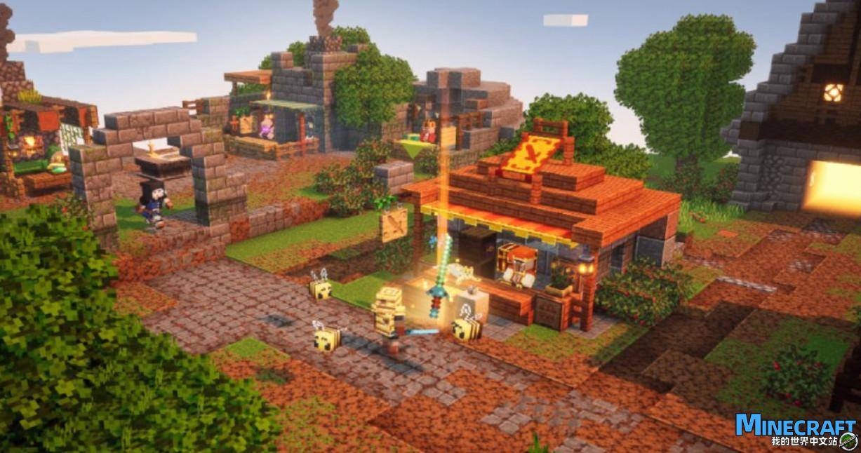 Two new villagers of Minecraft Dungeon Camp are about to come