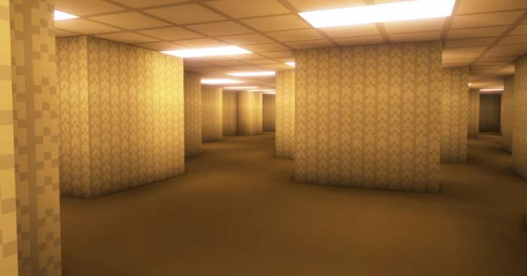 Minecraft secret room The Backrooms map archive