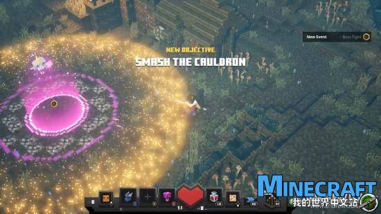 Minecraft Dungeon all BOSS demonstration moves are dazzling