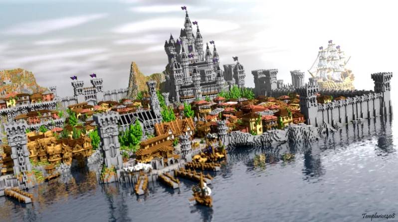 Minecraft Estra City City of Estral Map Archive