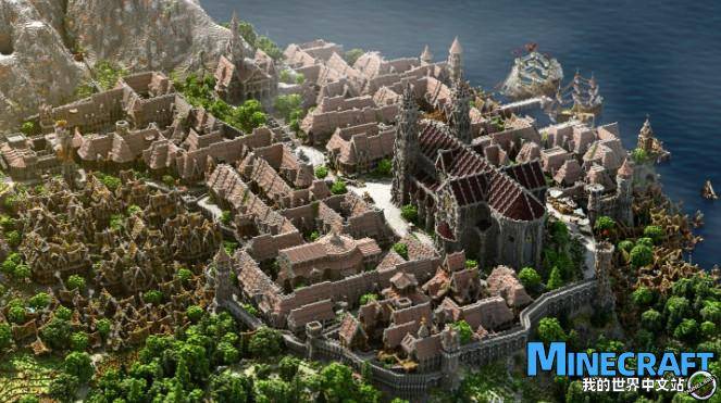 Minecraft Longyan Middle Ages Drachanfels Medieval City Map Archive