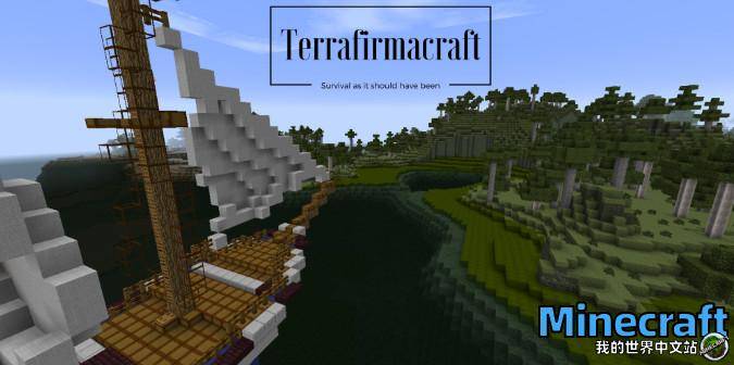 Minecraft1.18.2-1.7.10 Qunluan Legend Terrafirmacraft Mod