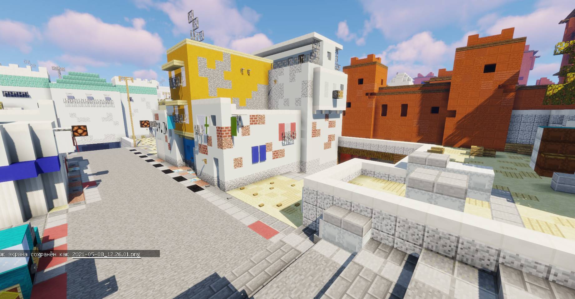 Minecraft1.12.2 Hot Sand City 2 Dustii Map Archive