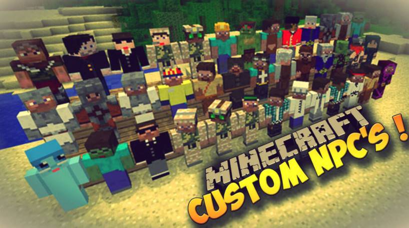 Minecraft1.13.2-1.6.4 Custom NPC Custom NPCS Mod
