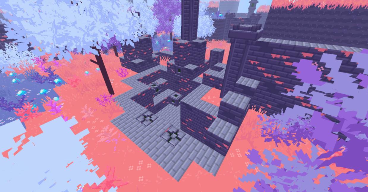 Minecraft1.16.1 The quiet garden Tranquil Gardens map archive