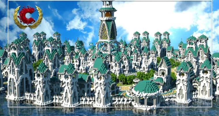 Minecraft1.16.3 Aquarius palace Aquarius Lobby map archive