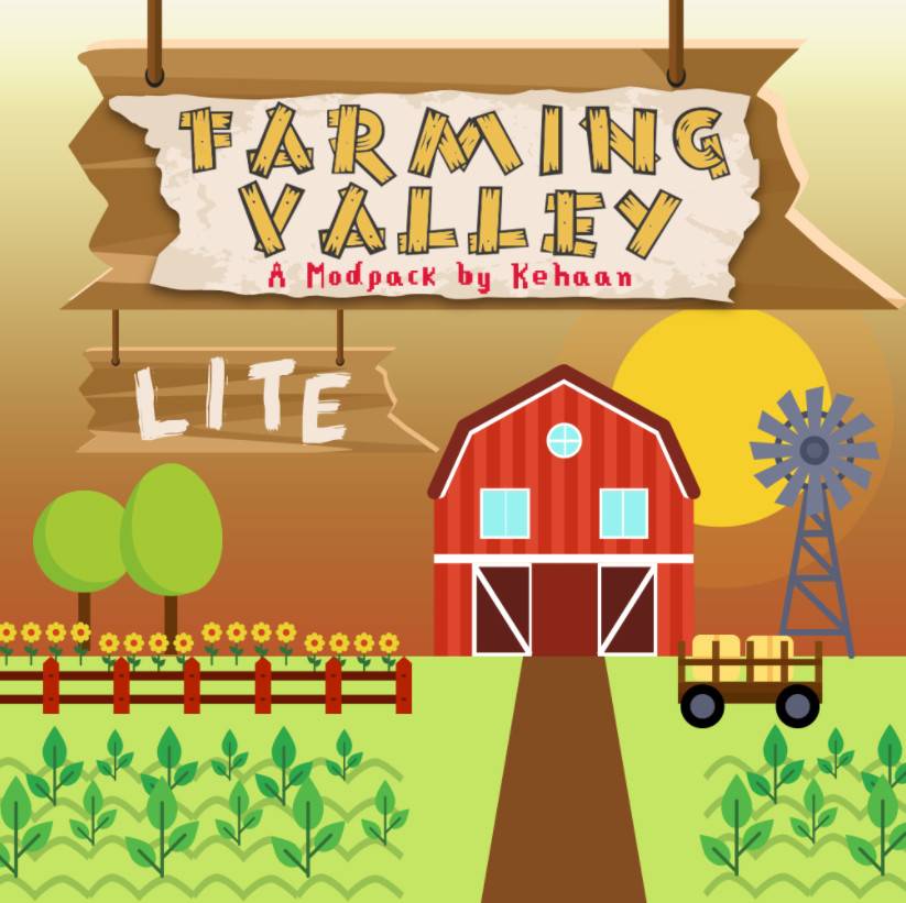 Minecraft1.10.2 Agricultural Valley Streamlined Farming Valley -Lite Mod