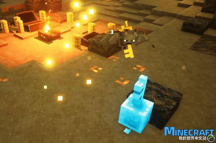 The latest video of Minecraft Dungeon appears blue key creatures