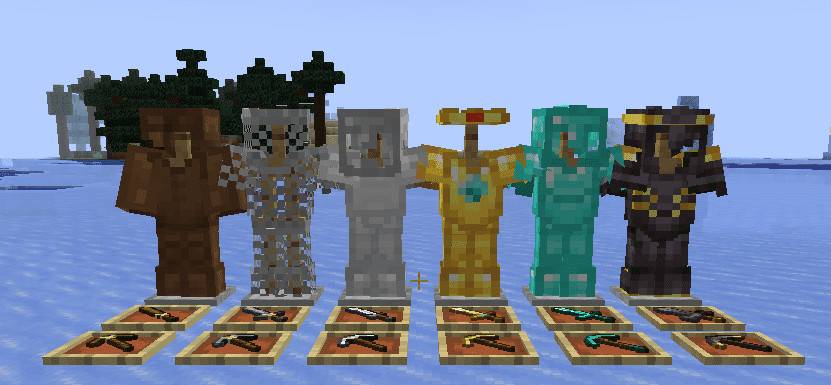 Minecraft1.19 Better armor Armors material bag