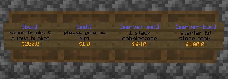 Money and Sign Shops Mod