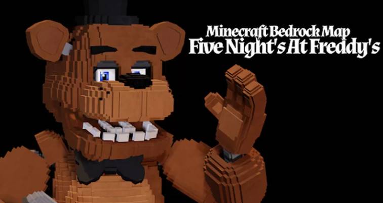 Minecraft base rock version toy bear's five -night harem Five Nights at Freddy's map archive