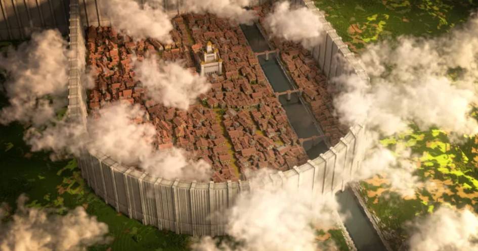 Minecraft Attack Giant Attack on Titan -Shiganshina Map Archive
