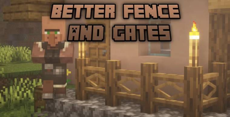 Minecraft1.18 Better fence and fence door Better fence & Gates material bag
