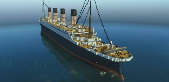 Minecraft base rock version 1.18 Titanic RMS Titanic map archive